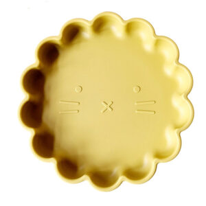 Siliconen babybord met zuignap in leeuwenvorm van Rammelaartje