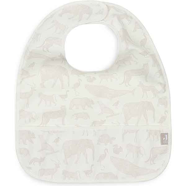 Jollein waterproof slab Animals Nougat met dierenprint en waterafstotend materiaal