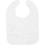 Waterproof baby slab Animals print olive green met klittenbandsluiting