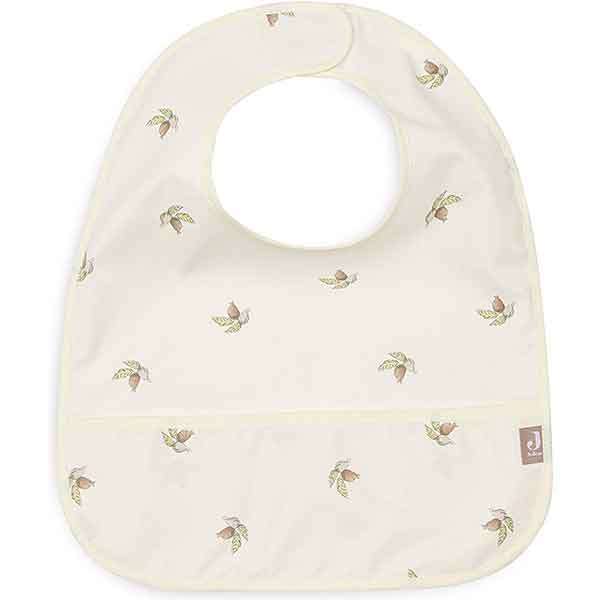 Jollein waterproof slab Rosehip set van 2 met zachte print en waterafstotend materiaal