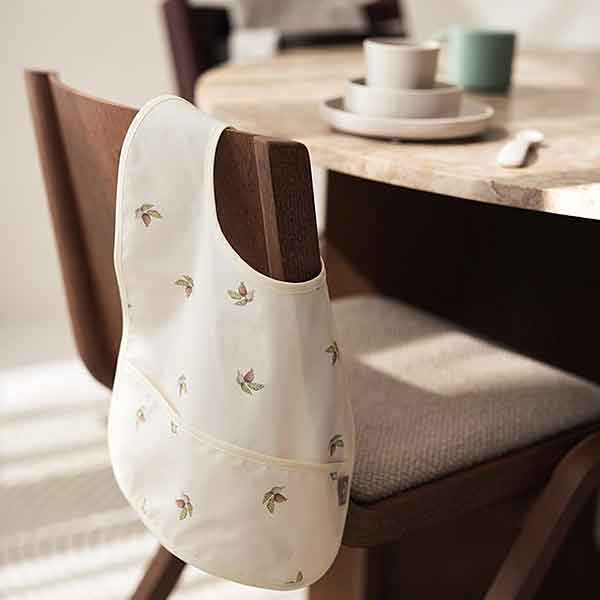 Jollein waterproof slab Rosehip set van 2 met zachte print en waterafstotend materiaal