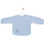 Little Lemonade slab met mouwen baby blue van badstof met afneembare PEVA binnenkant