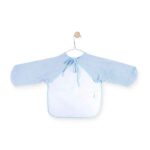 Little Lemonade slab met mouwen baby blue van badstof met afneembare PEVA binnenkant