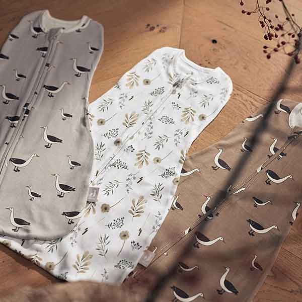 Cocon slaapzak Wild Flowers van Jollein met droogbloemen print voor newborn baby 0 tot 3 maanden