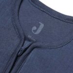 Jollein babyslaapzak Jeans Blue Basic Stripe maat met afritsbare mouwen