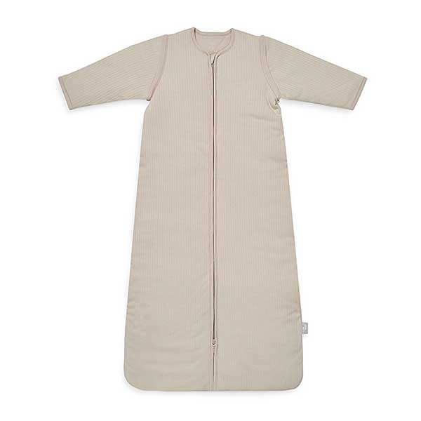Jollein babyslaapzak Nougat Basic Stripe maat 110 cm met afritsbare mouwen