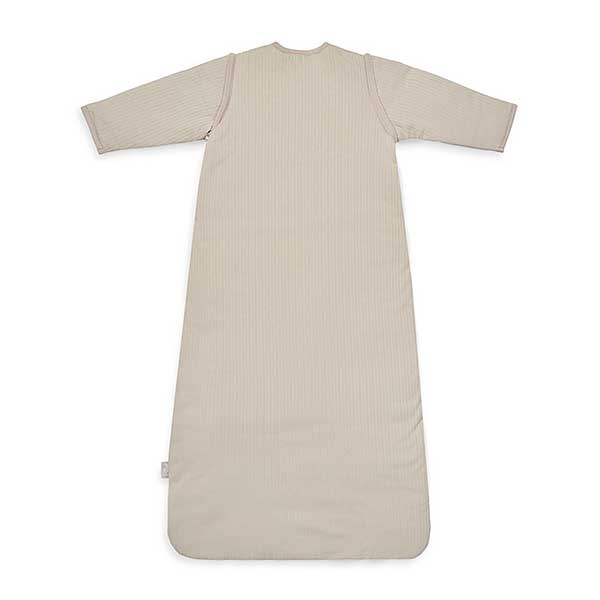 Jollein babyslaapzak Nougat Basic Stripe maat 110 cm met afritsbare mouwen