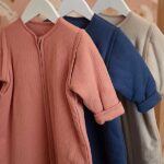 Jollein babyslaapzak Nougat Basic Stripe maat 110 cm met afritsbare mouwen