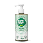 Happy Earth Baby Kids wash en bath gel in gerecyclede fles 100 procent natuurlijk en zeepvrij