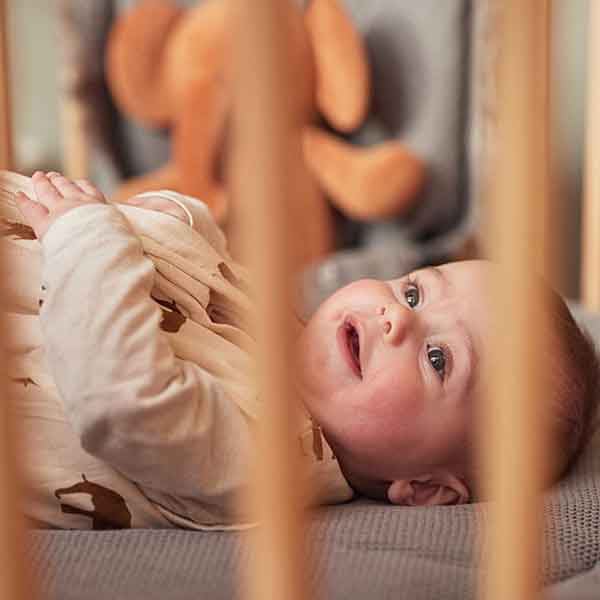 Jollein zomerslaapzak Savannah mouwloos met crèmekleurige olifantenprint