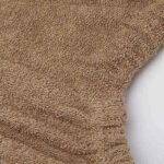 Badstof aankleedkussenhoes 50 x 70 cm in warme kleur met zachte absorberende stof voor comfortabel verschonen