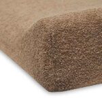 Badstof aankleedkussenhoes 50 x 70 cm in warme kleur met zachte absorberende stof voor comfortabel verschonen