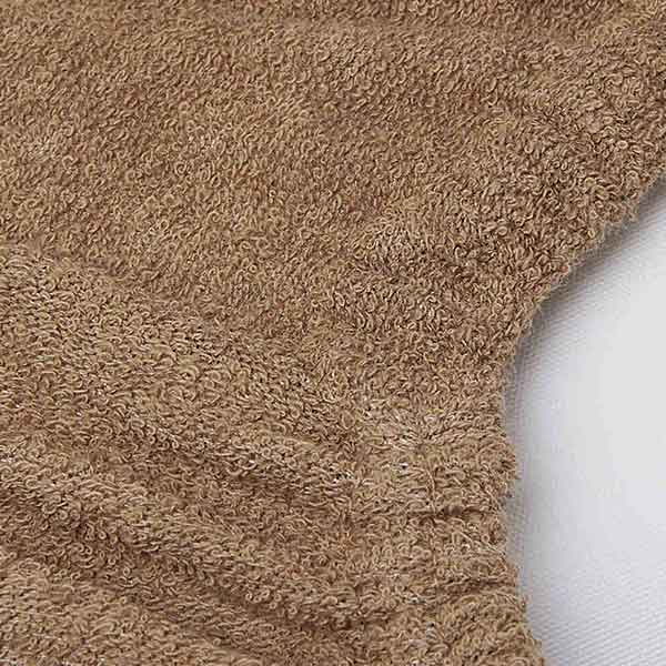 Badstof aankleedkussenhoes 50 x 70 cm in warme kleur met zachte absorberende stof voor comfortabel verschonen