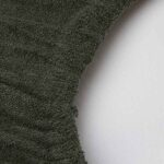 Badstof aankleedkussenhoes Leaf Green 50 x 70 cm met zachte absorberende stof en rustige groene uitstraling voor comfortabel verschonen