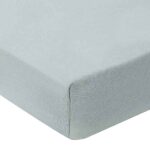 Hoeslaken jersey katoen Sea Green geschikt voor baby matrassen 40 50 x 80 90 cm met zachte rekbare stof