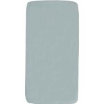 Hoeslaken jersey katoen Sea Green geschikt voor baby matrassen 40 50 x 80 90 cm met zachte rekbare stof
