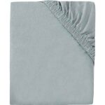 Hoeslaken jersey katoen Sea Green geschikt voor baby matrassen 40 50 x 80 90 cm met zachte rekbare stof