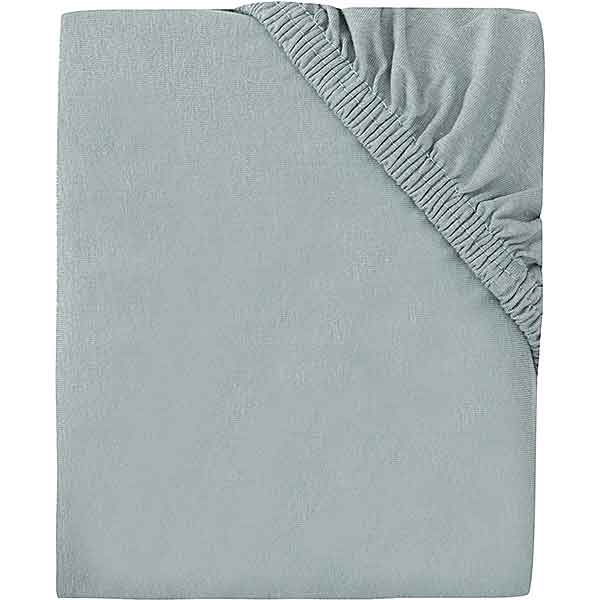 Hoeslaken jersey katoen Sea Green geschikt voor baby matrassen 40 50 x 80 90 cm met zachte rekbare stof