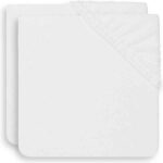 Badstof aankleedkussenhoezen White van Jollein set van 2 stuks 50 x 70 cm Basics collectie