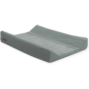 Jollein aankleedkussenhoes Brick Velvet Storm Grey 50 x 70 cm met zachte velvet stof en luxe uitstraling