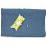 Badstof aankleedkussenhoes Faded Blue van Jollein 50 x 70 cm Basics collectie