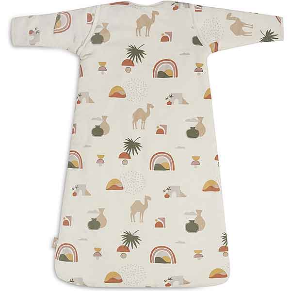 Jollein babyslaapzak Middle East met kameeltjes palmboompjes en regenboog print van zachte jersey stof