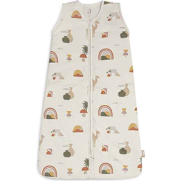 Jollein babyslaapzak Middle East met kameeltjes palmboompjes en regenboog print van zachte jersey stof
