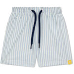 Baby jongens zwemboxer blauw wit gestreept met elastische taille en trekkoord