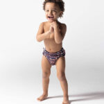 Zwemluier Zebra jongens van Swim Essentials met blauw roze zebraprint