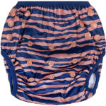 Zwemluier Zebra jongens van Swim Essentials met blauw roze zebraprint