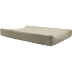 aankleedkussenhoes baby badstof olive green 50x70 zacht katoen hoes