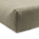 aankleedkussenhoes baby badstof olive green 50x70 zacht katoen hoes