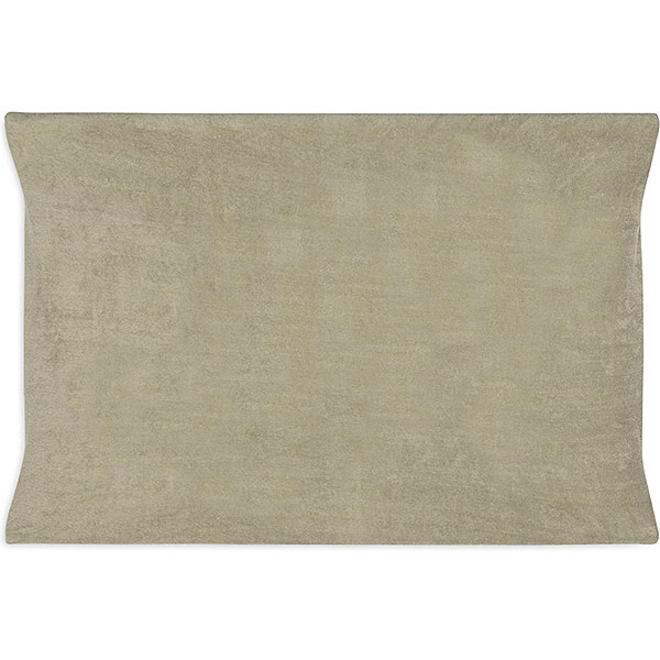 aankleedkussenhoes baby badstof olive green 50x70 zacht katoen hoes