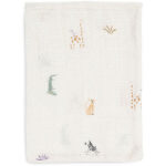 hydrofiele washandjes baby jungle jambo set van 3 met dierenprint katoen