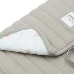 verschoonmatje baby hydrofiel olive green opvouwbaar met vakken onderweg