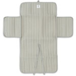 verschoonmatje baby hydrofiel olive green opvouwbaar met vakken onderweg