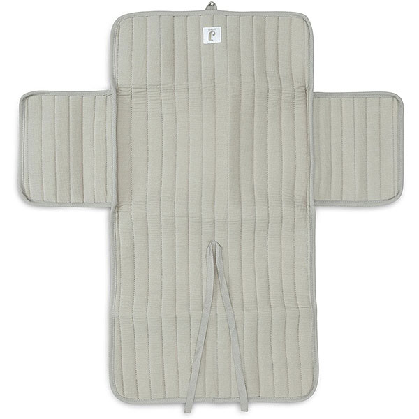 verschoonmatje baby hydrofiel olive green opvouwbaar met vakken onderweg