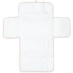 verschoonmatje baby hydrofiel wild rose opvouwbaar met vakken onderweg