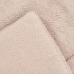 boxkleed baby wild rose 75x95 cm grain knit zacht katoen fleece speelkleed
