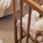 boxkleed baby wild rose 75x95 cm grain knit zacht katoen fleece speelkleed
