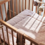 boxkleed baby wild rose 75x95 cm grain knit zacht katoen fleece speelkleed