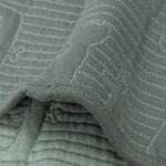 deken Jungle Jambo ash green 75x100 cm Jollein