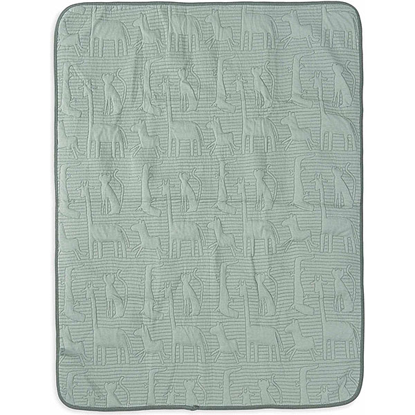 deken Jungle Jambo ash green 75x100 cm Jollein