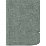 deken Jungle Jambo ash green 75x100 cm Jollein