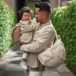 rugtas peuter boucle naturel teddy zacht kinderrugzak met trekkoord