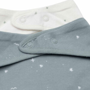 bandana slab baby twinkling sea green set van 2 zacht verstelbaar