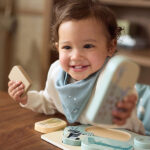 bandana slab baby twinkling sea green set van 2 zacht verstelbaar