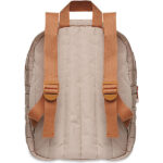 rugtas peuter puffed biscuit gewatteerd design kinderrugzak beige