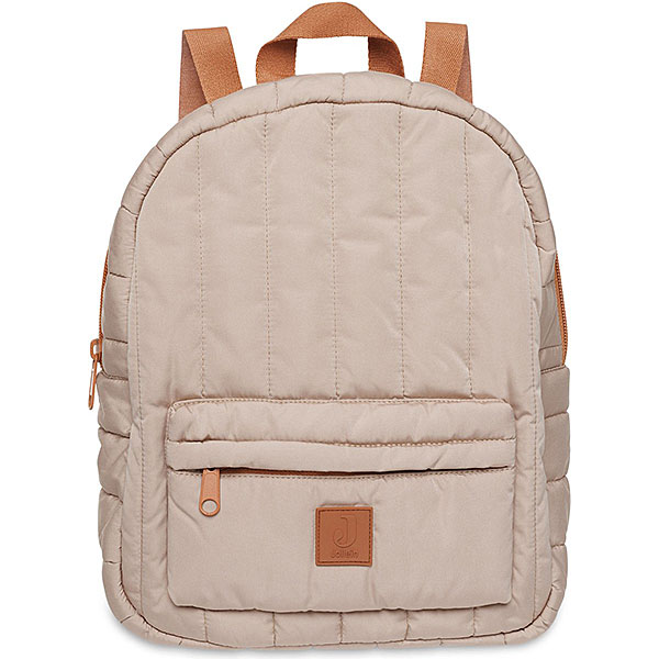 rugtas peuter puffed biscuit gewatteerd design kinderrugzak beige