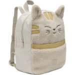 rugtas peuter teddy kat Charlie zacht met oortjes kinderrugzak teddy stof